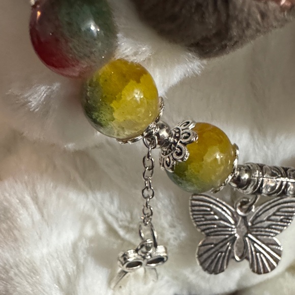 ✨2/$14 Colorful Beaded Bracelet with Charms - Picture 4 of 5